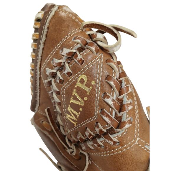 MacGregor Baseball Glove Pete Rose MVP M12K Model Leather Flex Pad Right Vintage - Picture 15 of 16